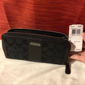 Coach Zip Around Wallet